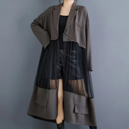 LINZEIGH - Elegante Zomer Trench Coat voor Dames