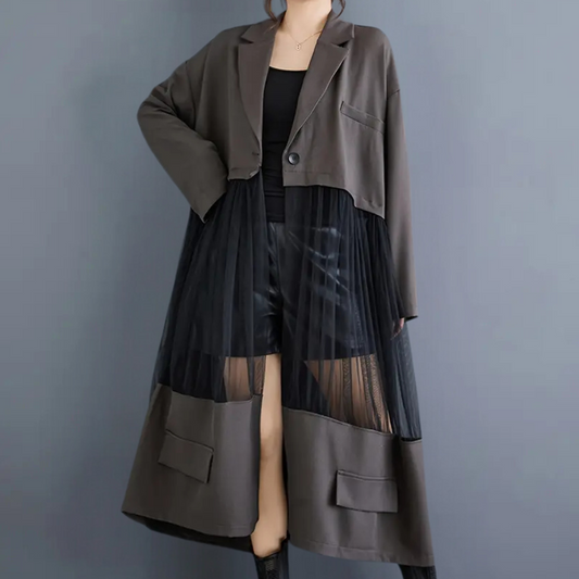 LINZEIGH - Elegante Zomer Trench Coat voor Dames
