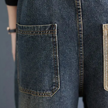 AGATA - Elegante Denim Zomer Jumpsuit voor Dames