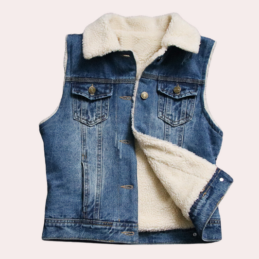 CLAIRE - Trendy Denim Vest voor Dames - Perfect voor de Zomer