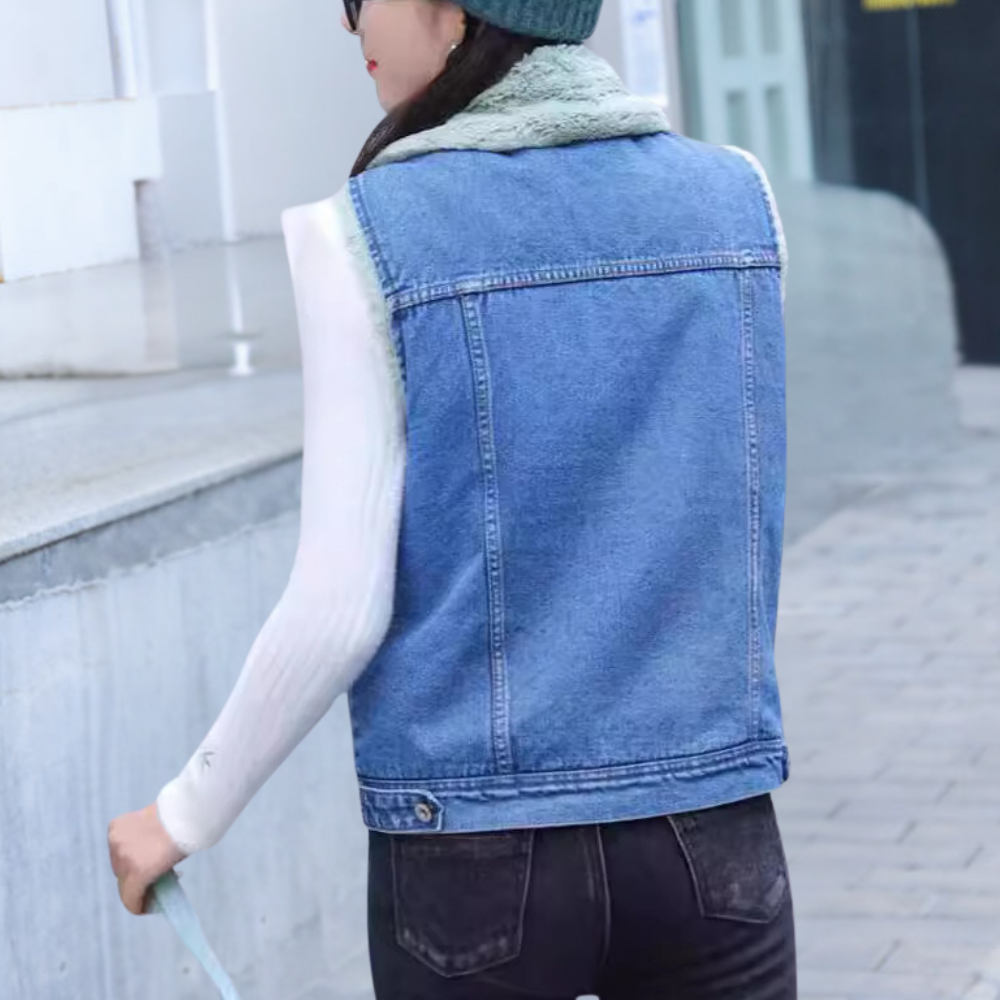 ELEANOR - Klassiek Denim Zomervest voor Dames