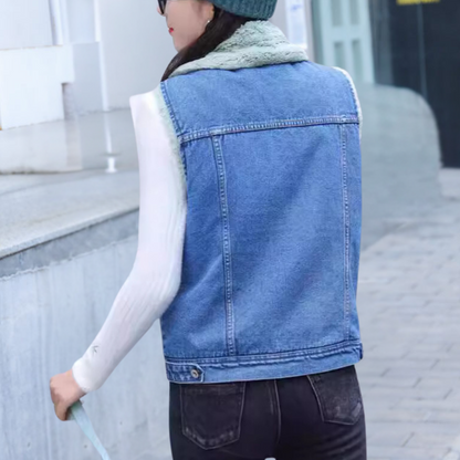 ELEANOR - Klassiek Denim Zomervest voor Dames