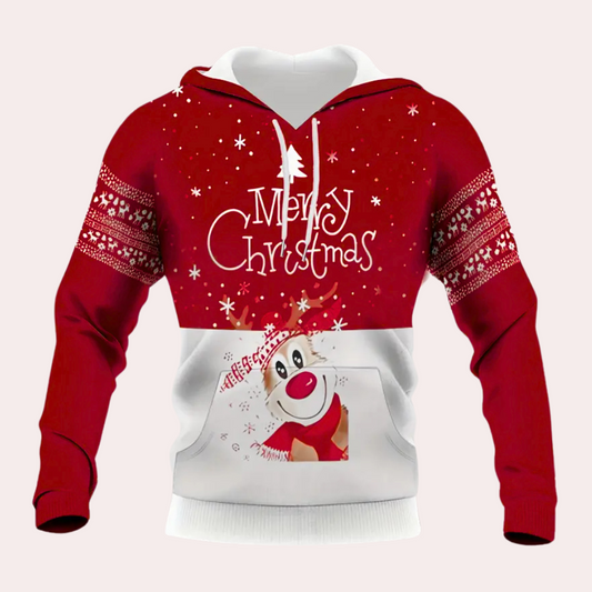 TOBIE - Trendy Kerstmis Hoodie voor Heren
