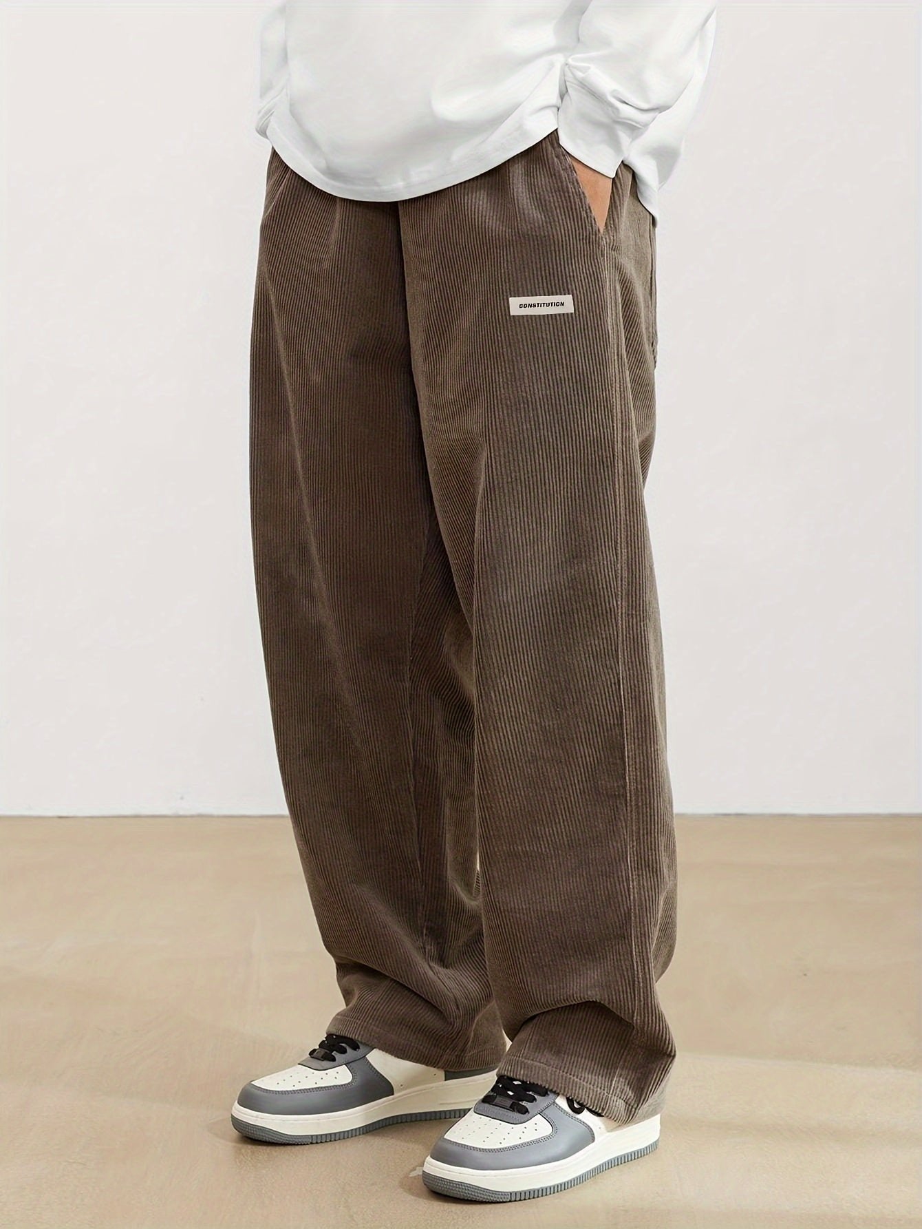 Zachte en warme corduroy broek voor heren voor de zomer - Geert