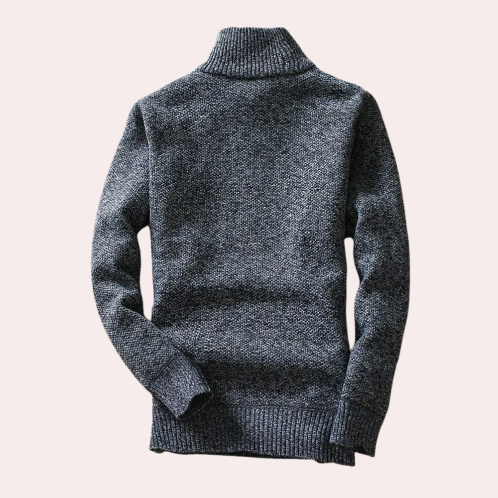 BRICE - Comfortabele Halsrits Trui voor Heren - Lente/Zomer Editie