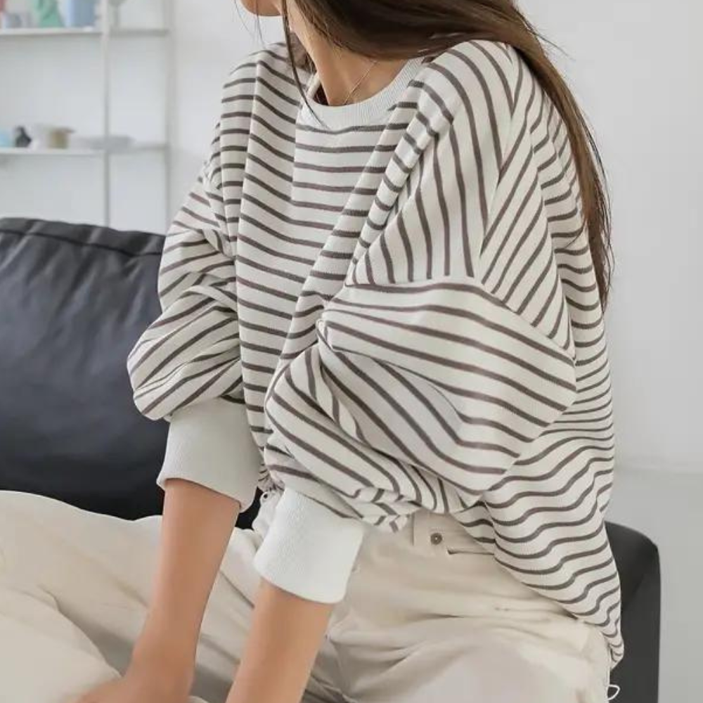 CHERYL - Comfortabel Gestreept Zomersweatshirt voor Dames